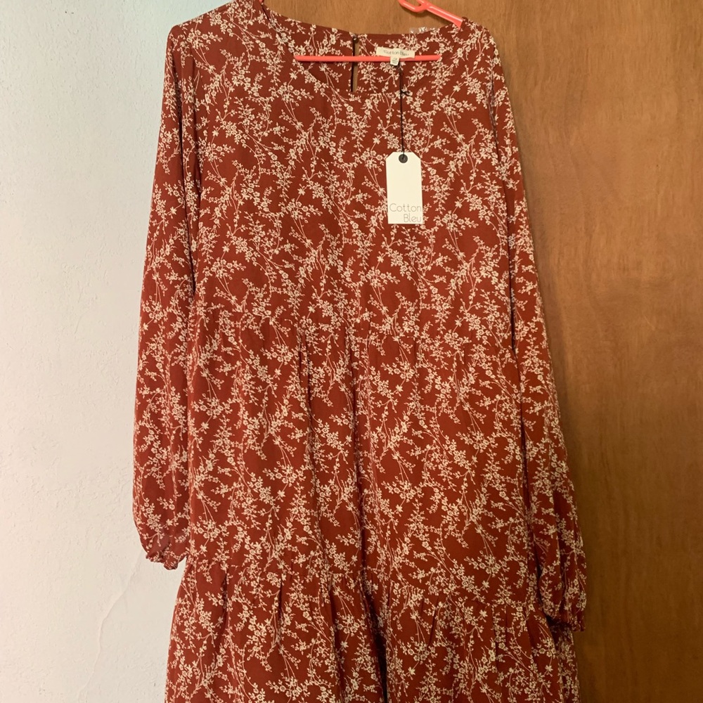 NWT midi length shift dress